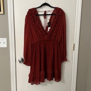 Forever 21 Dress-Burnt Orange, Size 0X